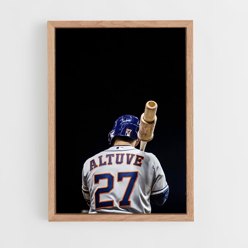 Poster Jose de altuve – affiche Baseball (vue 4)